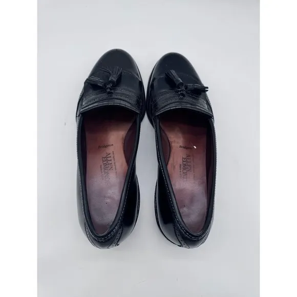 Allen Edmonds Bridgeton Tassel Loafers Leather Dress Shoes Black Size 12
