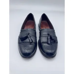 Allen Edmonds Bridgeton Tassel Loafers Leather Dress Shoes Black Size 12