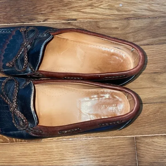 Allen Edmonds Leather Vintage Woodstock Fringe Tassel Loafers