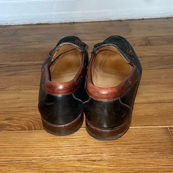 Allen Edmonds Leather Vintage Woodstock Fringe Tassel Loafers