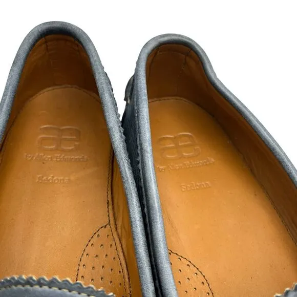 ALLEN EDMONDS Loafers Men Size 15 D AE Sedona Blue Slip On Factory Distressed