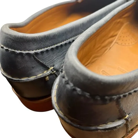 ALLEN EDMONDS Loafers Men Size 15 D AE Sedona Blue Slip On Factory Distressed