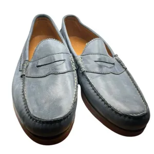 ALLEN EDMONDS Loafers Men Size 15 D AE Sedona Blue Slip On Factory Distressed