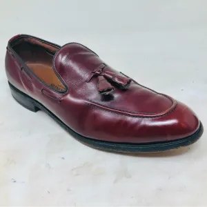 Allen Edmonds Saratoga Burgundy Leather Tasseled Loafers