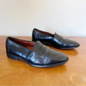 Allen Edmonds • Westchester black leather loafers slip on dress shoes loafers