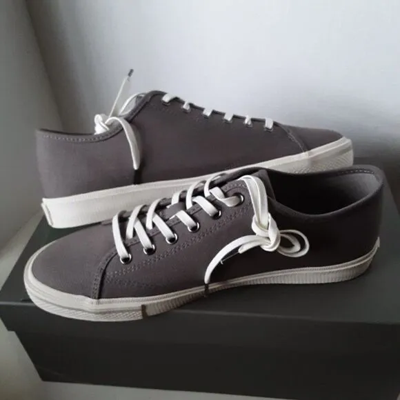 AllSaints Theo Men's size 10M Low Top Charcoal Gray Sneaker