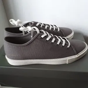 AllSaints Theo Men's size 10M Low Top Charcoal Gray Sneaker