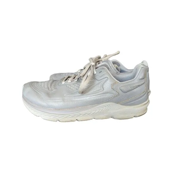Altra Torin 5 Leather Shoes Gray Womens 7.5 Workout Gym Trail Running Sneakers