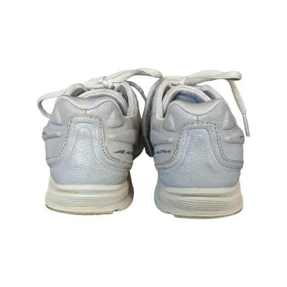 Altra Torin 5 Leather Shoes Gray Womens 7.5 Workout Gym Trail Running Sneakers