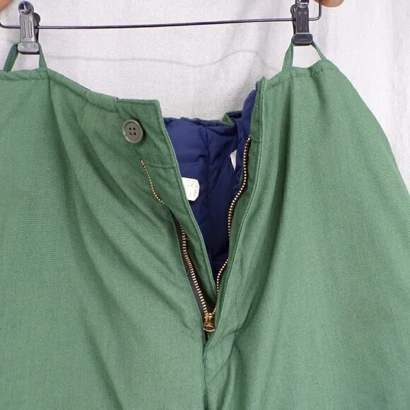 Alyeska Pipeline Vintage USA Fire Resistant Goose Down Insulated Pants - XL