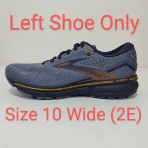 Amputee Single Brooks Ghost 15 Men's Shoe Size 10 Wide (2E) ONLY ONE SHOE