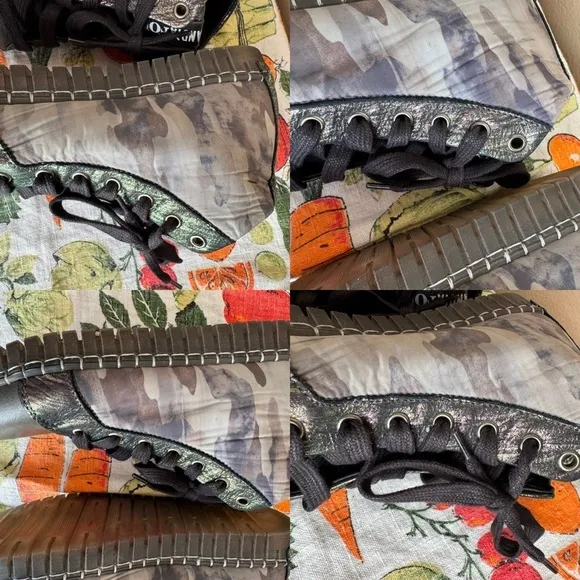 Andia Fora metallic camo sneakers size 37