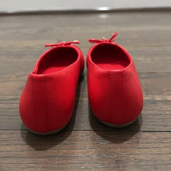 Anne Klein Luci Ballet Flats | Red | Size 7.5