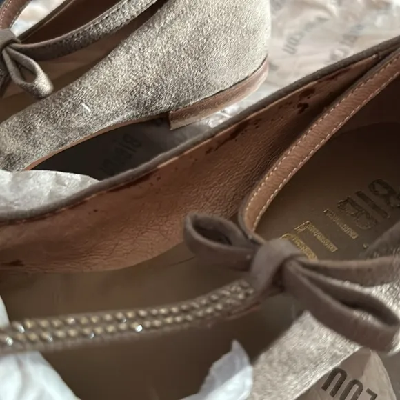 Anthropologie Bibi Lou | Rhinestone Ballet Flats | 36 / 6