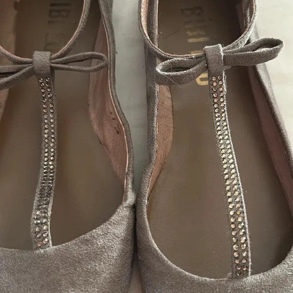 Anthropologie Bibi Lou | Rhinestone Ballet Flats | 36 / 6