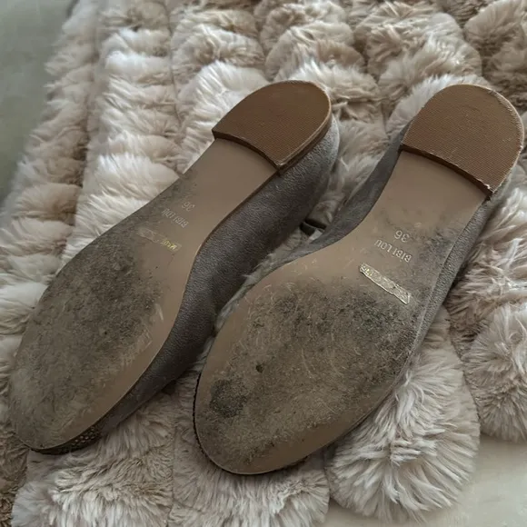 Anthropologie Bibi Lou | Rhinestone Ballet Flats | 36 / 6