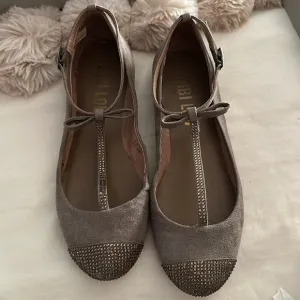 Anthropologie Bibi Lou | Rhinestone Ballet Flats | 36 / 6