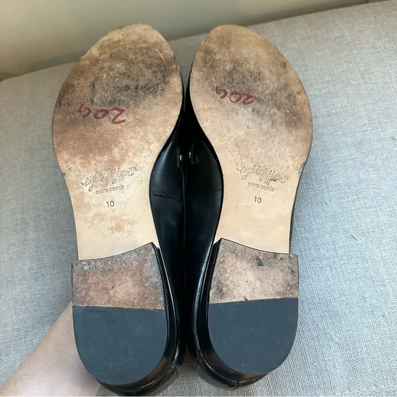 Anthropologie Eight Fifteen Patti Loafer Flats in Black