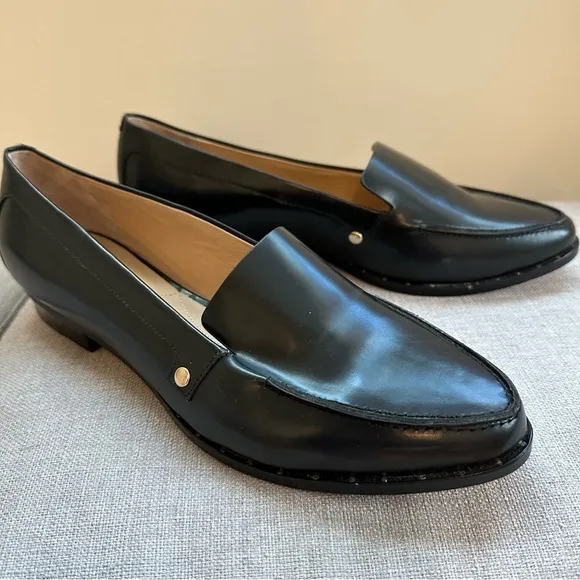 Anthropologie Eight Fifteen Patti Loafer Flats in Black