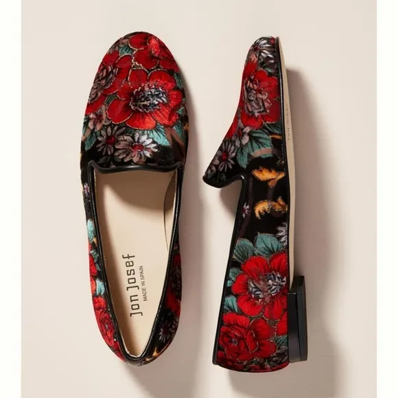 Anthropologie Jon Josef made in Spain size 11 Gatsby Loafers