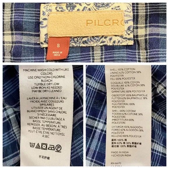 Anthropologie Pilcro &amp; the Letterpress Quilted Denim Kimono Jacket