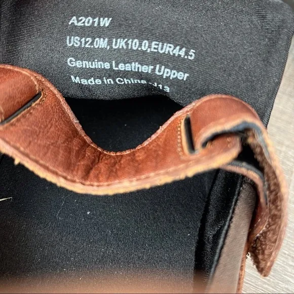 Apex sz 12 brown leather orthopedic comfort loafers