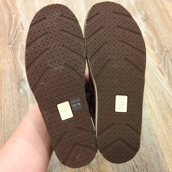 Ariat Women's Cruiser Loafer Copper Blanket Emboss size 5.5 B 🟥 RARE!🟥 Classy!