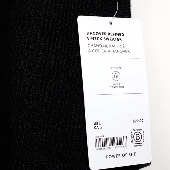 Athleta Hanover Refined V-Neck Sweater