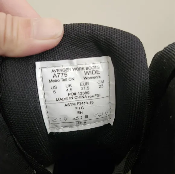 Avenger Work Boots Womens Metro 8&quot; Sz 6