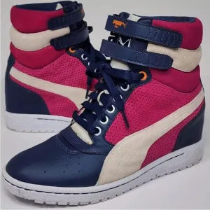 (B6) PUMA Sky Women's Fashion Wedge Sneakers, Size 6