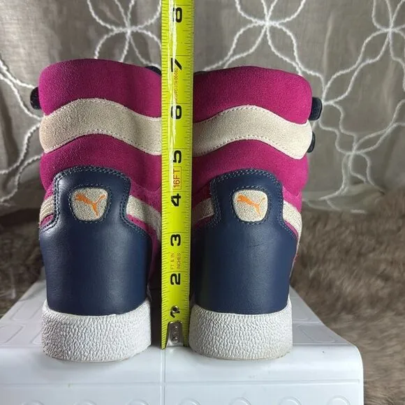 (B6) PUMA Sky Women's Fashion Wedge Sneakers, Size 6