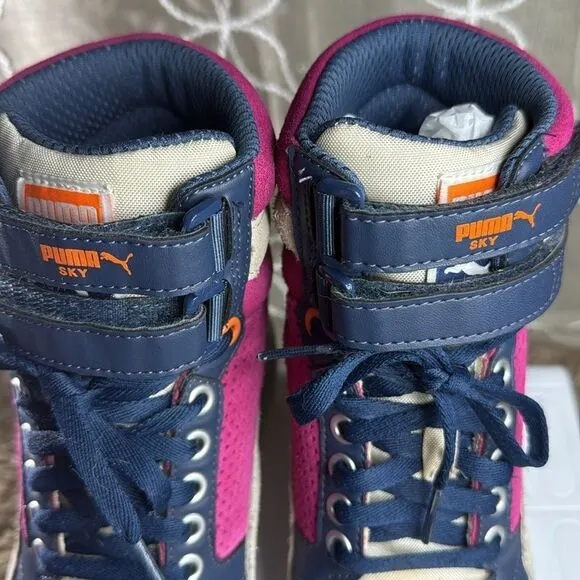 (B6) PUMA Sky Women's Fashion Wedge Sneakers, Size 6