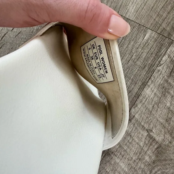 Balenciaga Logo Printed Slides Size 8
