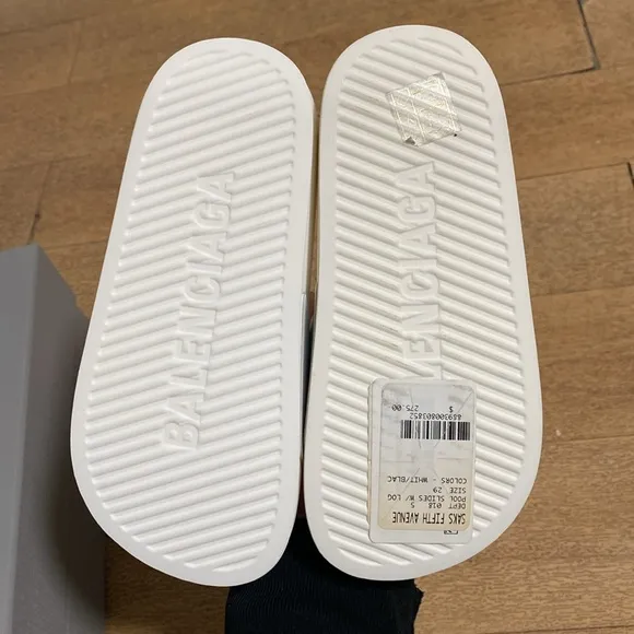 Balenciaga White kids Slides