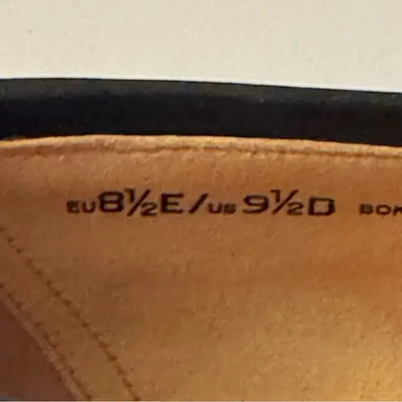 Bally Black Leather Espadrille Slip On Loafers Men’s Size 9.5D