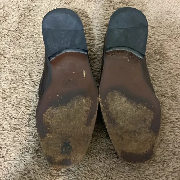 Bally Men's Soft Brown Leather Tassel Loafers size 7 Designer Preppy Minimalist