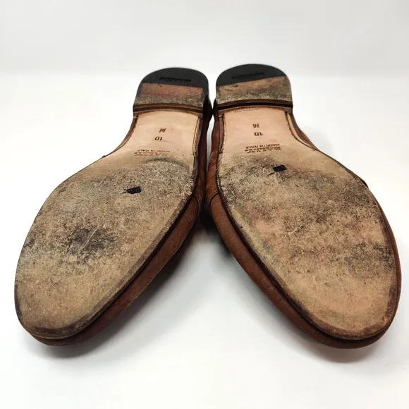 Bally Mens Zack Tassel Loafers SIZE 10 Brown Soft Leather Timeless Luxury Italy