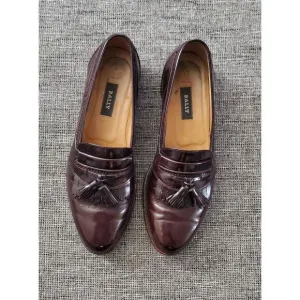 Bally Moresco Brown Tassel Kiltie Loafers Size US 9.5 B‎ Made in Italy