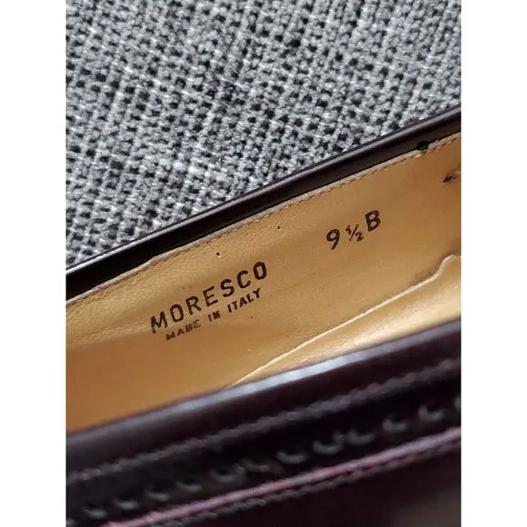 Bally Moresco Brown Tassel Kiltie Loafers Size US 9.5 B‎ Made in Italy