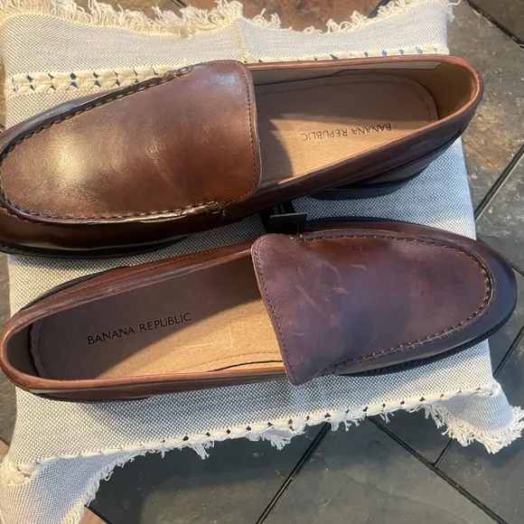 Banana Republic Men's Brown Loafers size 10.5 New without Box