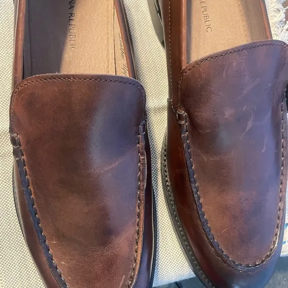 Banana Republic Men's Brown Loafers size 10.5 New without Box