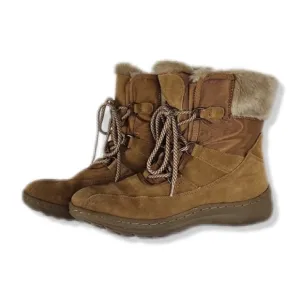 Baretraps Aero Leather Y2K Round Toe Cold Weather Lace Up Combat Winter Boots