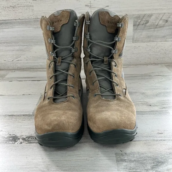 Bates Men’s Delta 8 Hot Weather Military Lightweight Boots Size 10.5 Sage/Tan