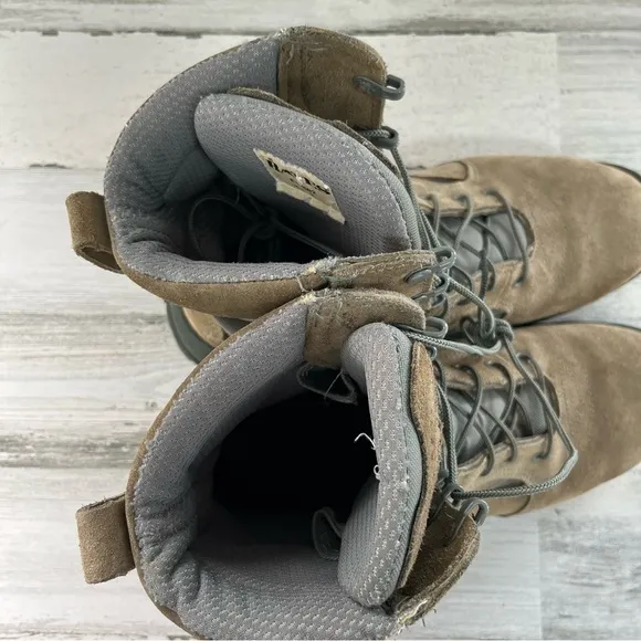 Bates Men’s Delta 8 Hot Weather Military Lightweight Boots Size 10.5 Sage/Tan