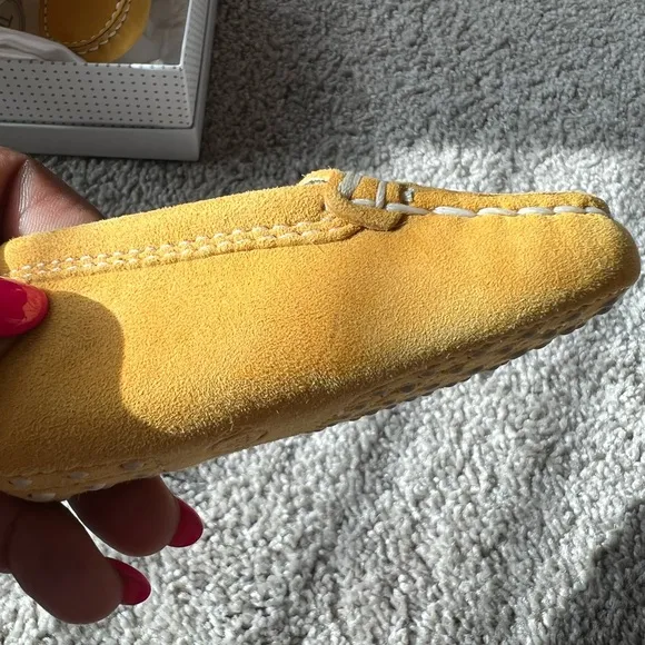 Bay boys &amp; Baby girl Tod’s suede loafers sz 17