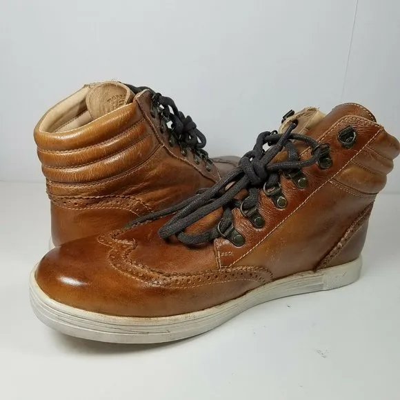 Bed Stu mens sneakers boots Tan Rustic Lace up