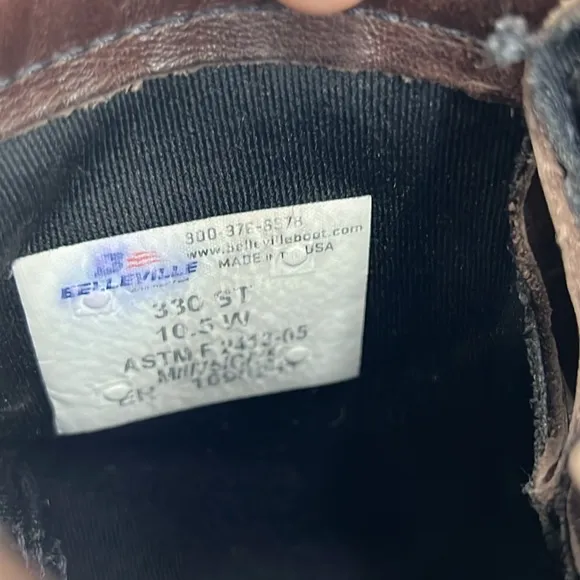 Belleville 330 ST 8 Inch Wet Weather Steel Toe Flight Combat Boots