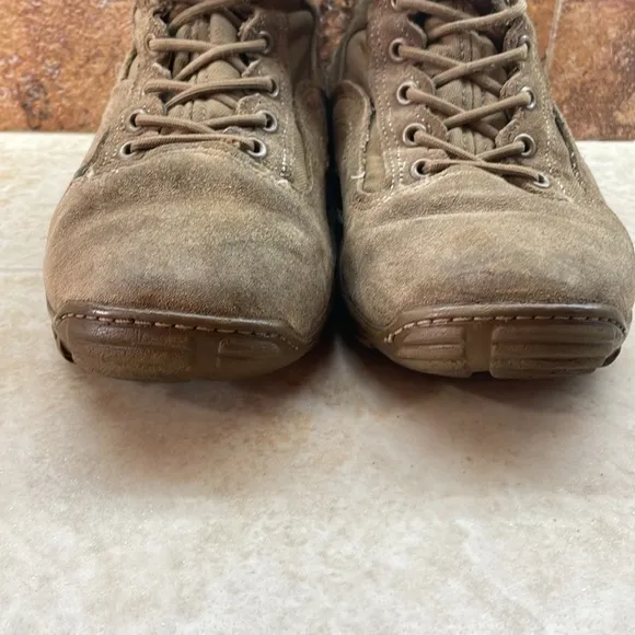Belleville Brown Lace-Up Combat Boots C333 Sabra Hot Weather Size 9.5R