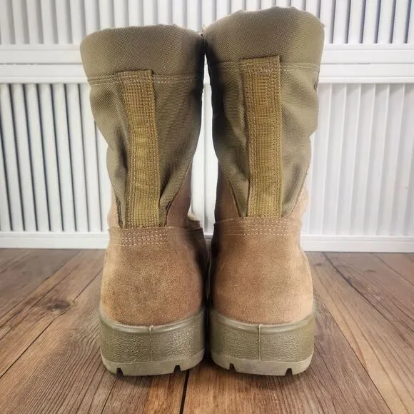 Belleville 550ST USMC 8&quot; Hot Weather Steel Toe Boots Mens Sz 14 Wide Coyote Tan