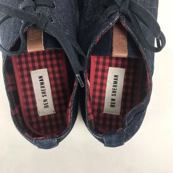 Ben Sherman Ron Update Fashion Sneakers Navy Sz 10